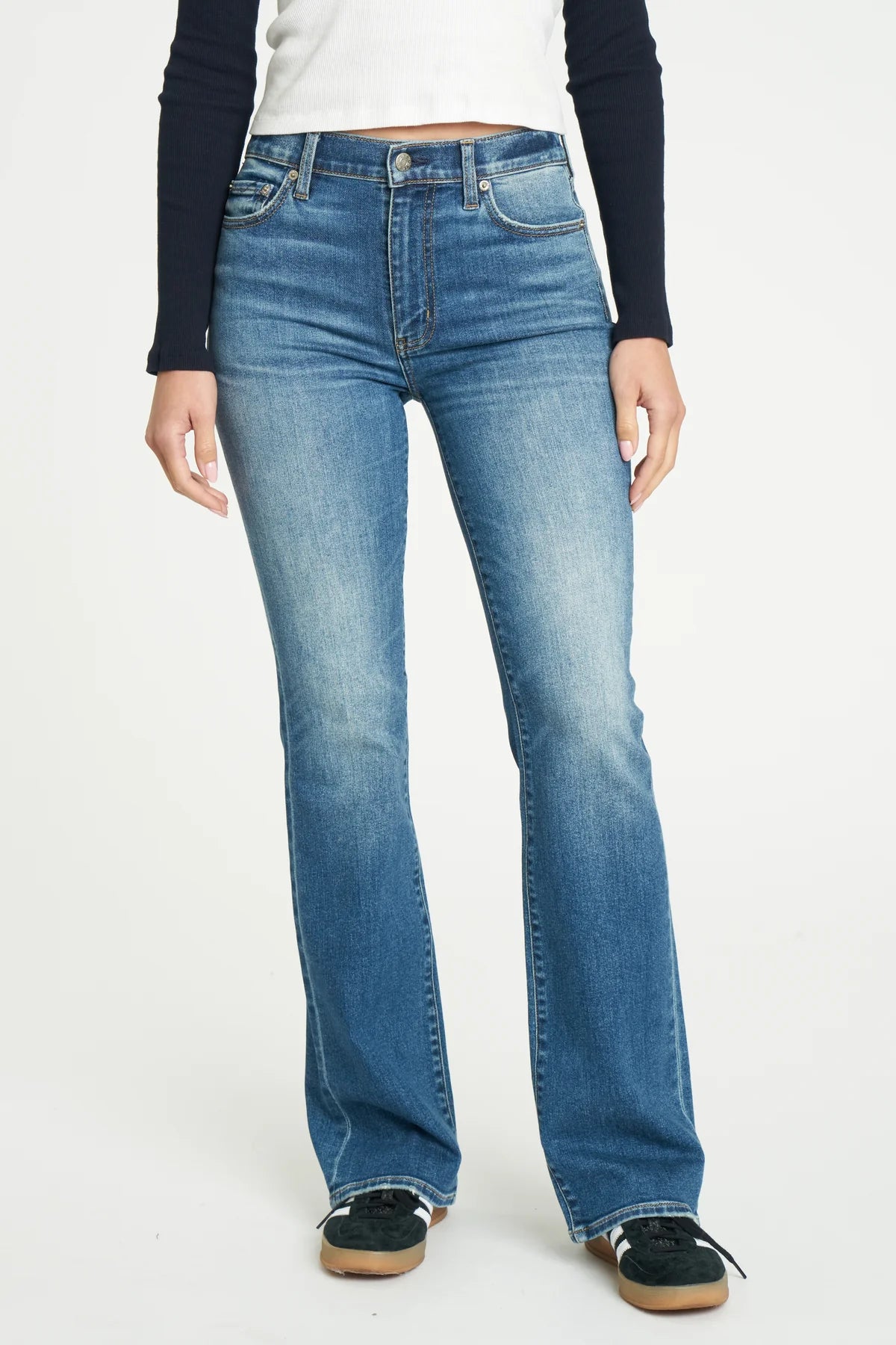 Covergirl Mid Rise Bootcut in Perfection