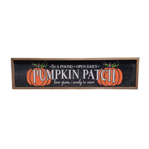 Pumpkin Patch Sign - 24x6
