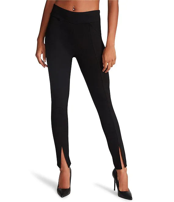 "Ludlow" High Waisted Ankle Slit Pant by Steve Madden