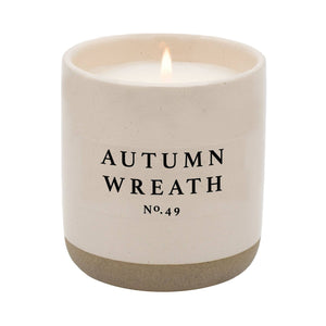 "Autumn Wreath" Soy Candle -12 oz