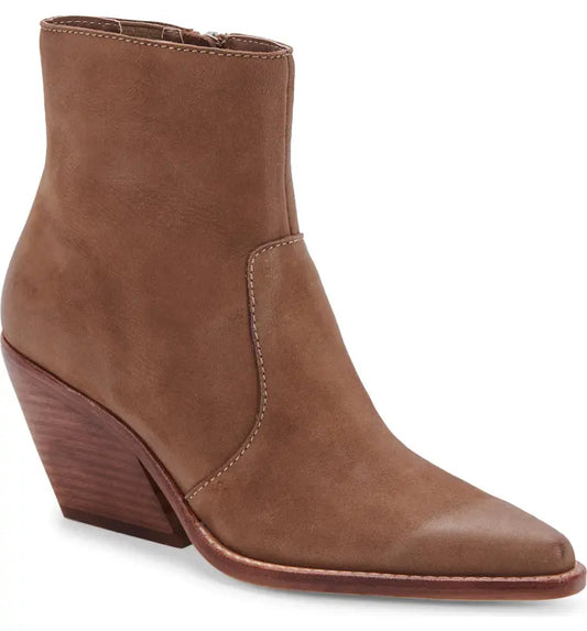 Volli Bootie in Brown Suede by Dolce Vita