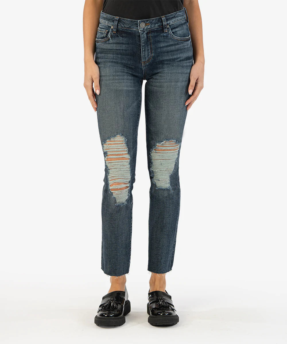 Reese Ankle Straight Denim (Stimulus Wash) by Kut From the Kloth